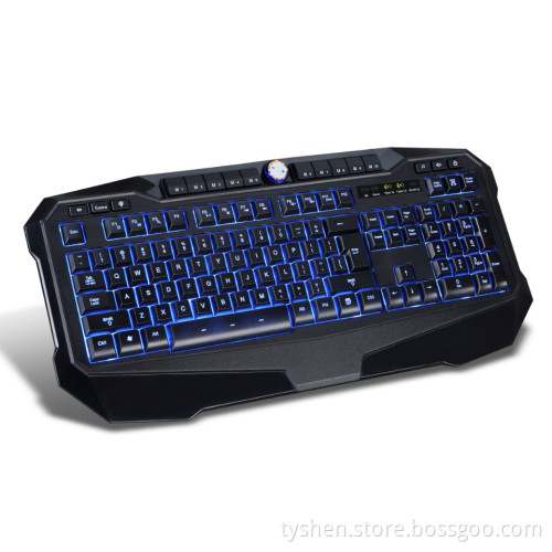 Illuminated High End Gaming Keyboard, Keys Editable (KBB-013)